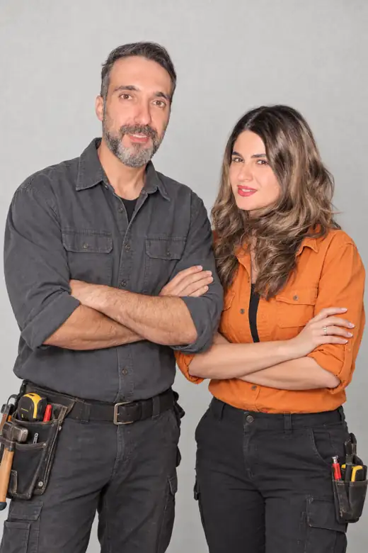 Perry and Ali, co-owners of Fixora Remodeling & Handyman